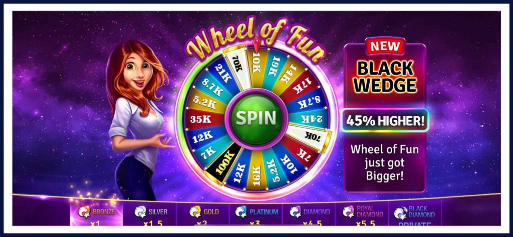 House of Fun Free Wheel spins