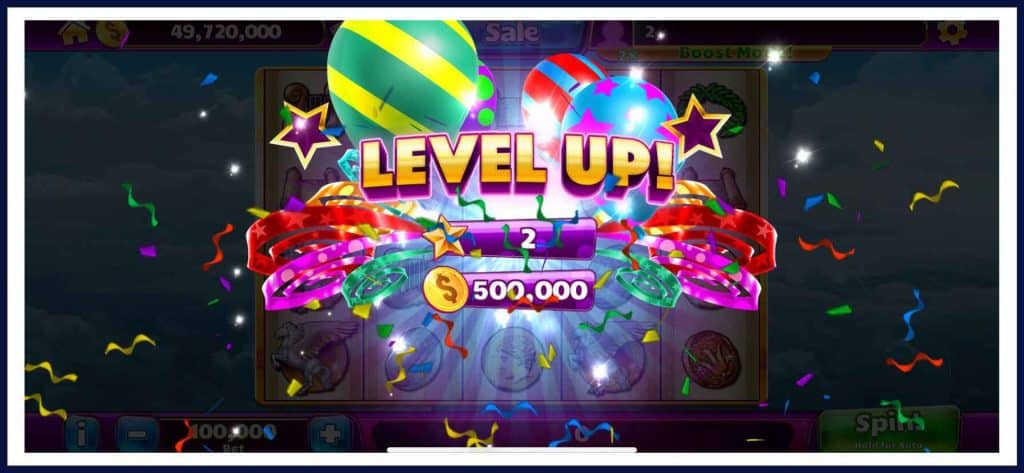 Upgrade Level And Get Jackpot Party Free Coins