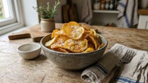 Classic Deep-Fried Potato Chips with Sea Salt