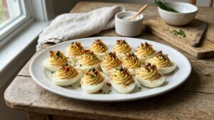 Classic Deviled Eggs with Smoked Paprika
