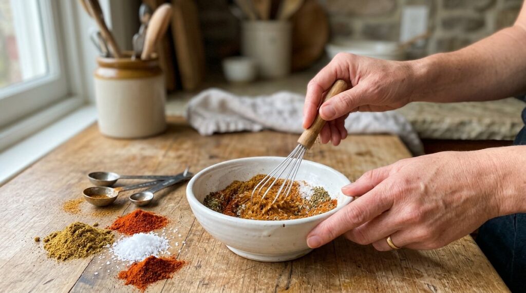 Making homemade seasoning blends for chips and snacks