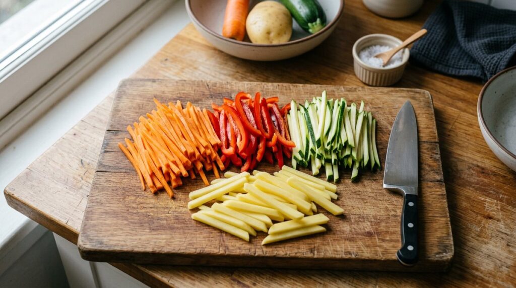 How to Julienne Vegetables: A Step-by-Step Knife Skills Guide
