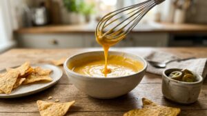 Smooth Nacho Cheese Sauce Without Processed Cheese